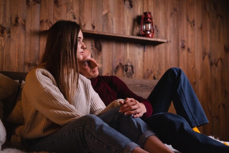 couple living together