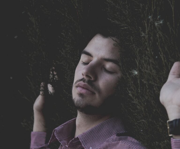 man dreaming about someone