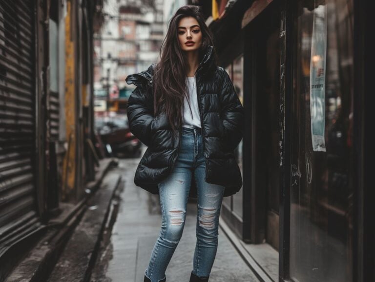 winter outfit with boots